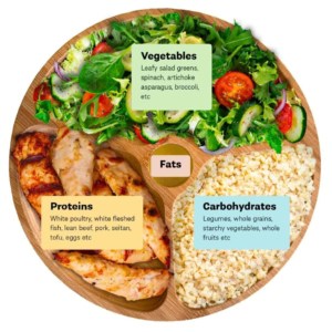 healthy portion plate